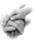 graphic, clasped hands